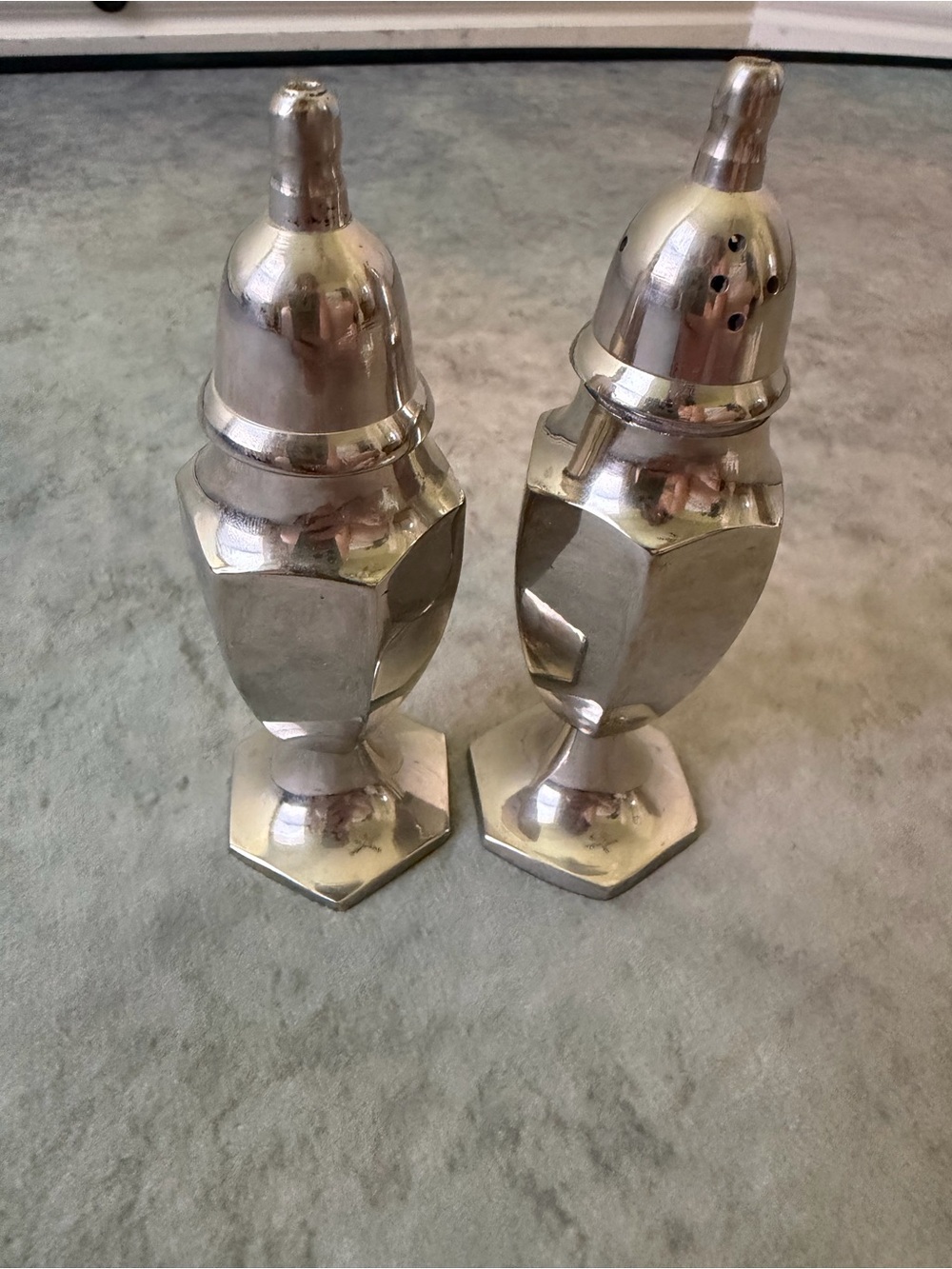 Classic Vintage Silver-Tone Salt and Pepper Shaker Set - Home Accents